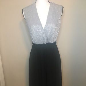 Silver & Black Jumpsuit
